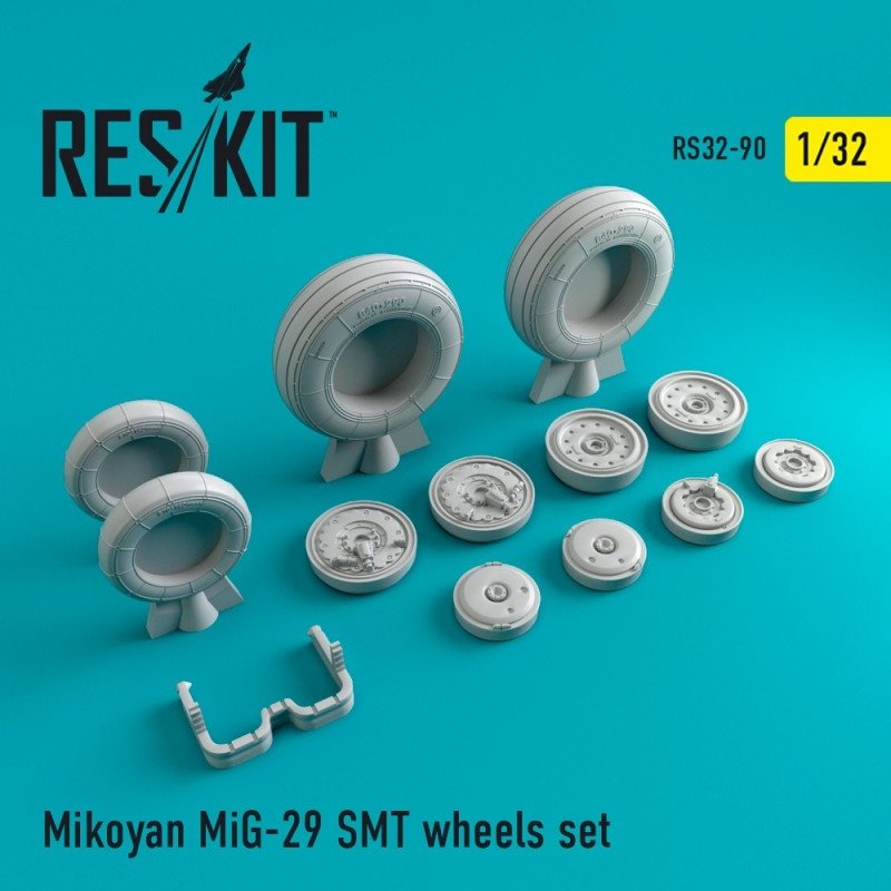RESKIT RS32-0090 MiG-29 (SMT) wheels set 1/32
