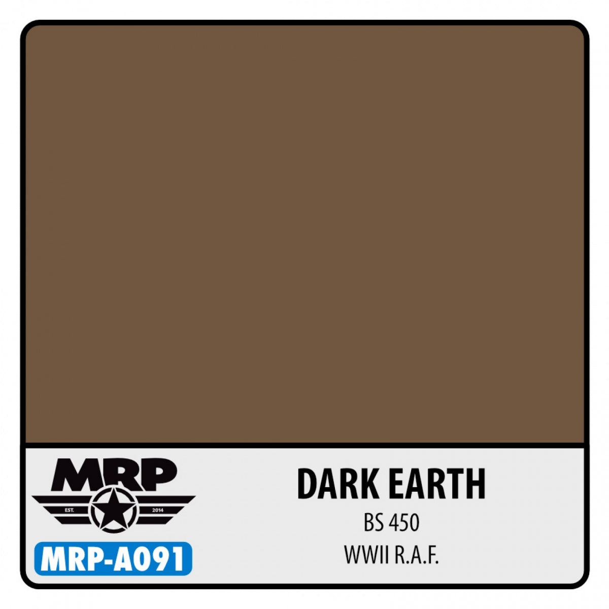 Mr. Paint MRP-A091 WWII RAF - Dark Earth (BS 450) - aqua colors - 17ml