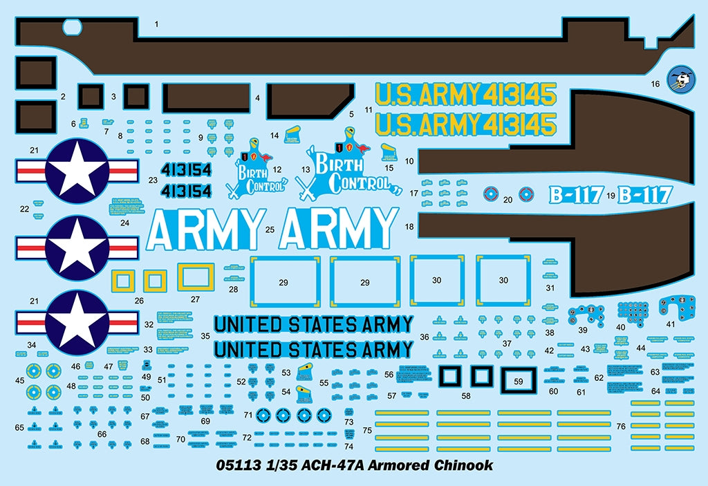 Trumpeter 05113 ACH-47A Armored Chinook 1/35 – image 4