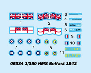 Trumpeter 05334 HMS Belfast 1942 1/350 – zdjęcie 4