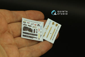 Quinta Studio QD48300 Me 262 HGIII 3D-Printed colored Interior on decal paper (Amusing Hobby) 1/48 – image 3