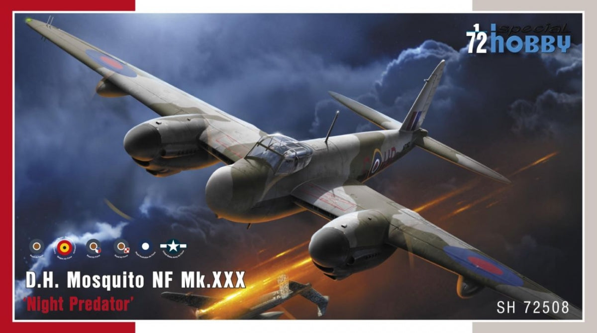 Special Hobby 72508 DH.98 Mosquito NF Mk.XXX ‘Night Predator’ 1/72