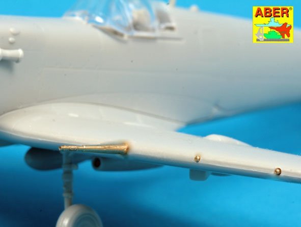 Aber A72 009 B wing (2 variant) armament for British fighterSpitfire Mk.I to V; Hispano 20mm x 2 (2 variant); Browning .30 tips x 4 1/72 – zdjęcie 3