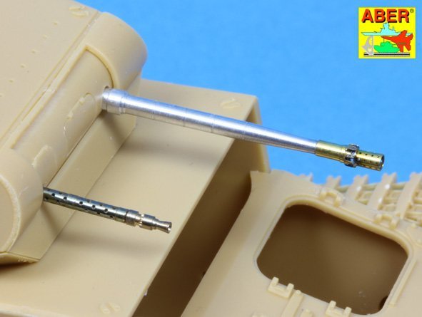 Aber 35L-106N Barrels set KwK.30 &amp;amp; MG 34 for Pz.Kpfw. II, Ausf. A-F 1/35 – zdjęcie 3