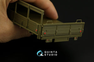 Quinta Studio QD35052 GMC CCKW 353 (open cab) 3D-Printed &amp;amp; coloured Interior on decal paper ( Tamiya ) 1/35 – zdjęcie 4
