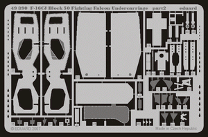Eduard 49390 F-16CJ Block 50 undercarriage 1/48 Tamiya – immagine 2