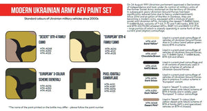 Hataka HTK-AS112 Modern Ukrainian Army AFV paint set 6x17 ml – zdjęcie 3