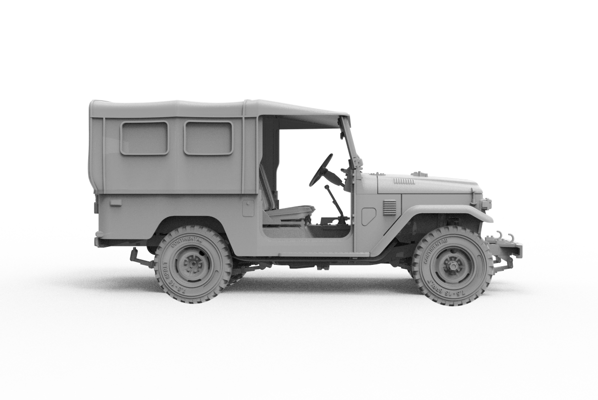 AK Interactive AK35004 FJ43 SUV WITH SOFT TOP IDF &amp;amp; LAF 1/35 – image 7