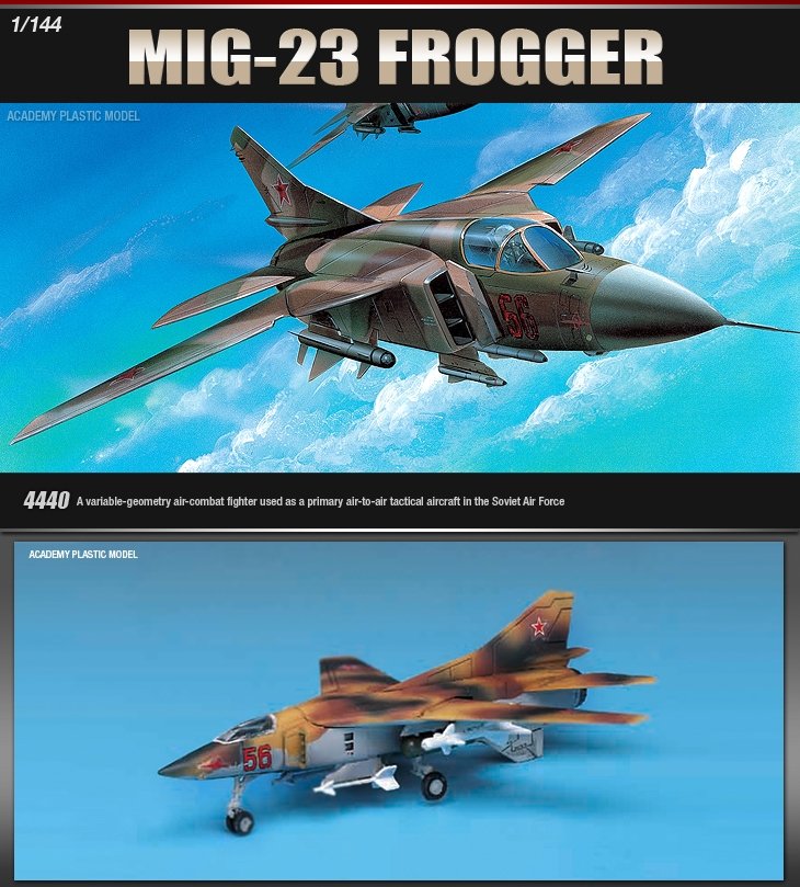Academy 12614 M-23 FLOGGER 1/144 – zdjęcie 2