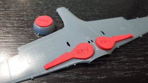 Omask 74805 Fw 190 D wheel bay plugs (for Eduard) 1/48 – image 3