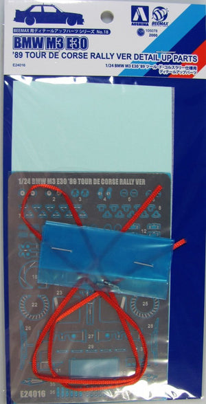 Beemax E24016 BMW M3 E30 Tour De Corse Detail Up Parts 1/24
