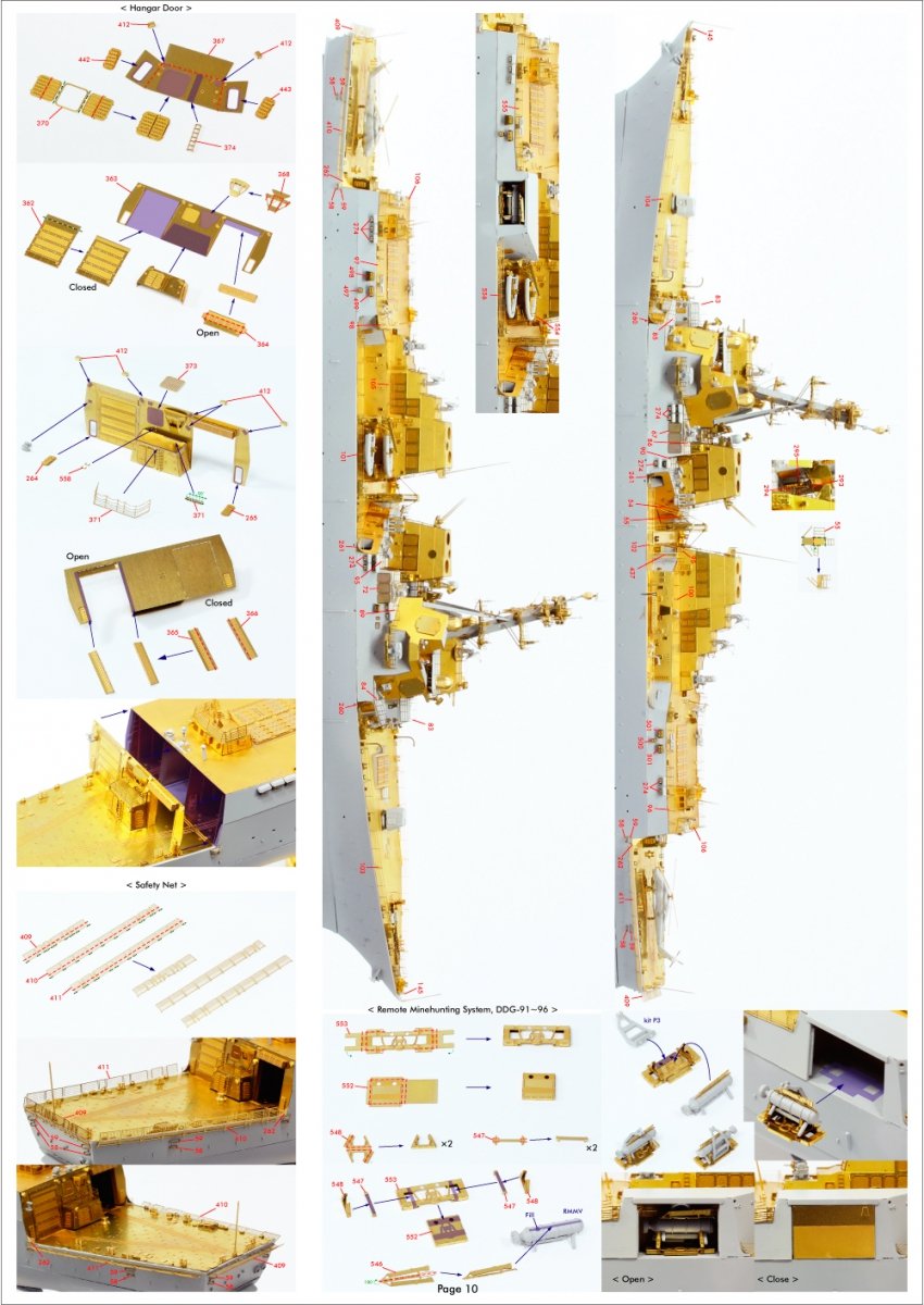 Pontos 35028F1 USS DDG-92 Momsen Flight IIa Detail Up Set 1/350 – immagine 19