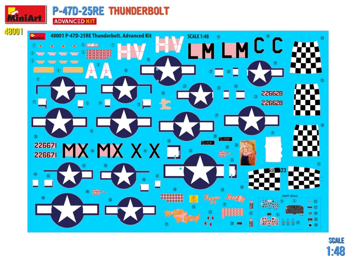 MiniArt 48001 P-47D-25RE Thunderbolt - Advanced Kit 1/48 – zdjęcie 2