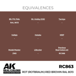 AK Interactive RC863 Rot (Rotbraun)-Red (Red Brown) RAL 8013 17 ml – image 3
