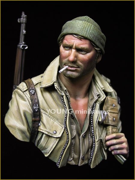 Young Miniatures YM1841 US Paratrooper WWII 17th Airbone Division 1/10 – image 2