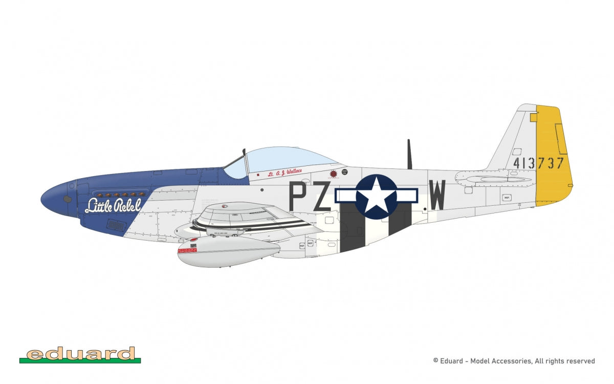 Eduard 7476 P-51D-5 Mustang Weekend Edition 1/72 – zdjęcie 3