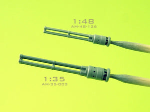 Master AM-48-126 Mi-24 (Hind D/E) - JakB-12.7 machine gun barrel and DUAS probe (metal and resin parts) 1/48 – zdjęcie 8