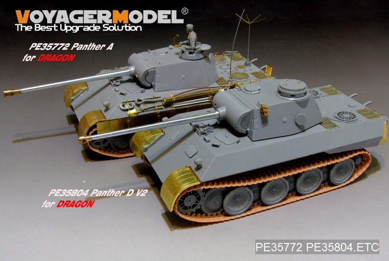 Voyager Model PE35804 WWII German Panther D V1 Basic For DROGON 6822 1/35 – zdjęcie 2