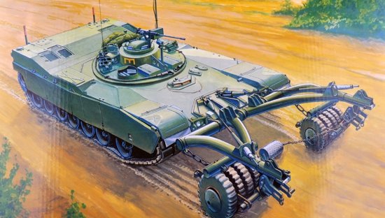 Trumpeter 00346 M1 Panther Ⅱ Mineclearing Tank 1/35