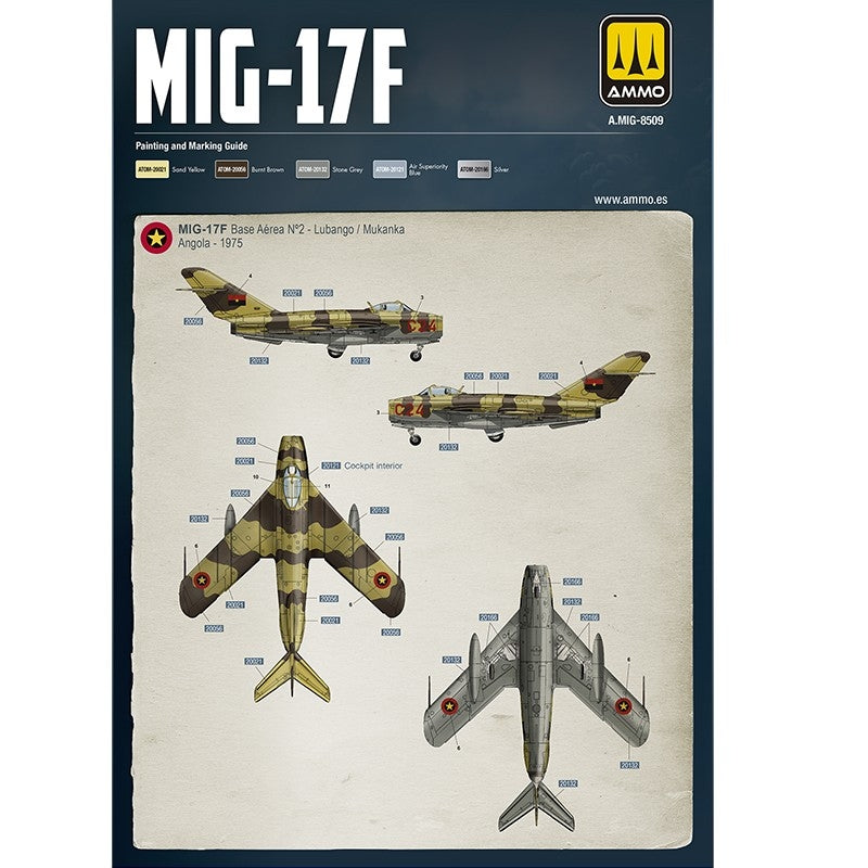 AMMO by Mig Jimenez 8513 MIG-17F / LIM-5 Poland-Cuba-Angola (Premium Edition) 1/48 – image 3