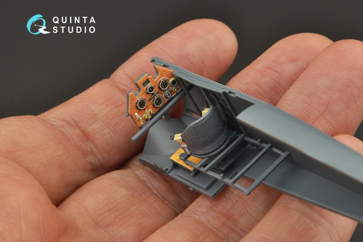 Quinta Studio QD48276 Sopwith Camel F.1 3D-Printed &amp;amp; colored Interior on decal paper (Eduard) 1/48 – image 9