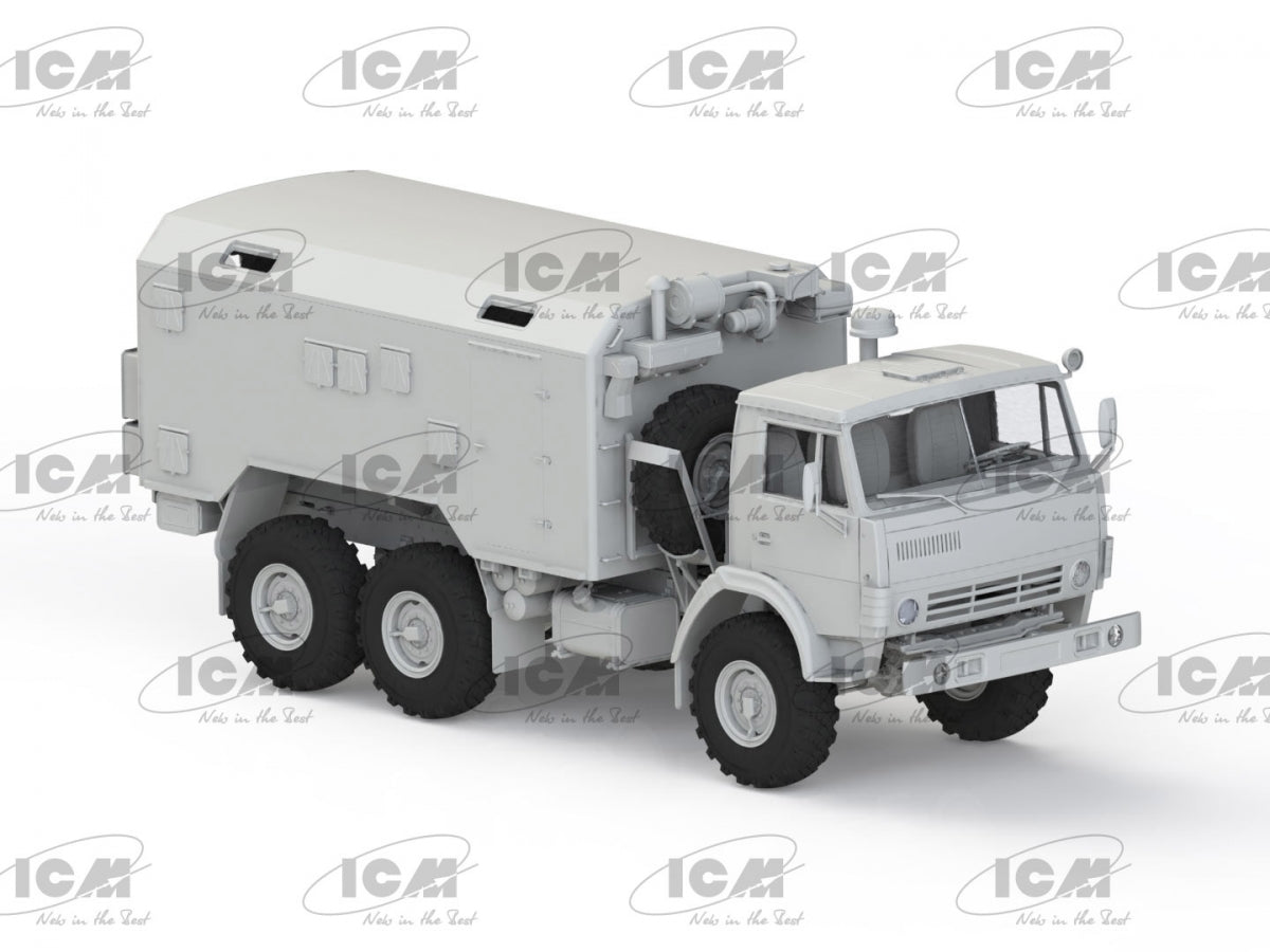 ICM 35004 KAMAZ-4310 Ukrainian Military Box Truck 1/35 – zdjęcie 3