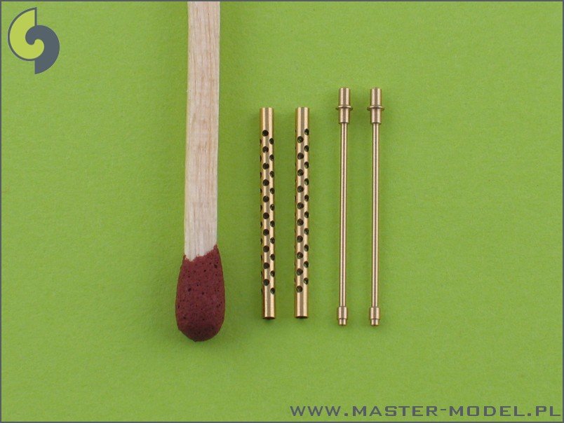 Master AM-48-001 Browning M2 aircraft .50 caliber (12.7mm) barrels (2pcs) 1/48 – imagen 4