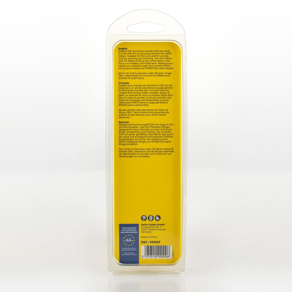Heller 99009 Aluminium scalpel with fine-pointed blade – zdjęcie 3