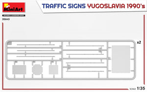 MiniArt 35643 TRAFFIC SIGNS. YUGOSLAVIA 1990’s 1/35 – zdjęcie 3
