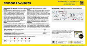 Heller 56113 Peugeot 206 WRC &amp;#39;03 - Starter Kit 1/43 – immagine 3