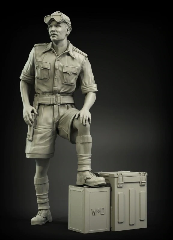 Panzer Art FI35-024 British RAC officer North Africa No.1 1/35
