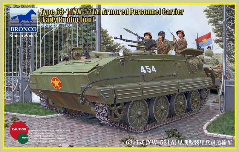 Bronco CB35086 Type 63-1 (YW-531A) Armord Personel Carrier (Early) 1/35