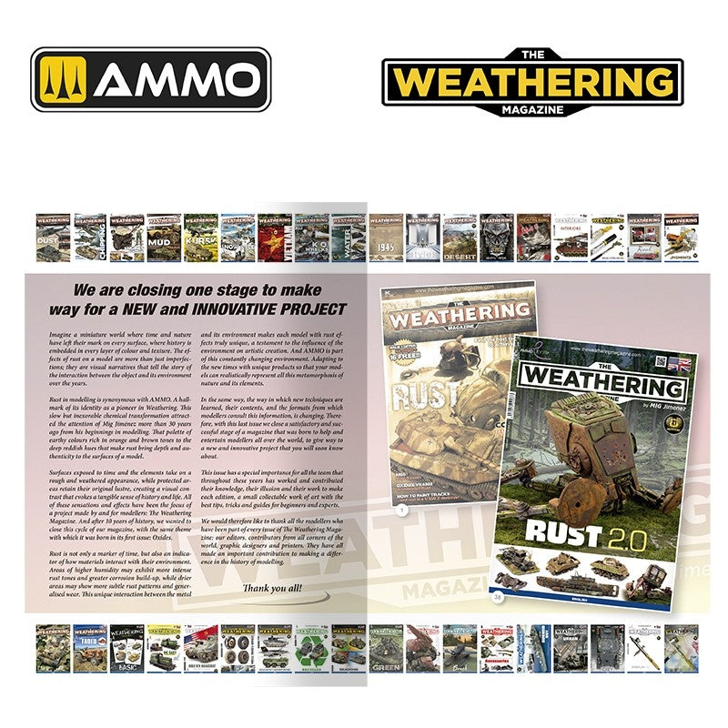 Ammo of Mig 4537 THE WEATHERING MAGAZINE 38 - Rust 2.0 (English) – zdjęcie 4