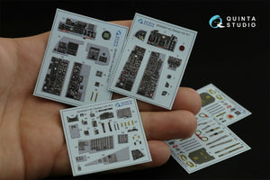 Quinta Studio QD32035 F-4C 3D-Printed &amp;amp; coloured Interior on decal paper (for Tamiya kit) 1/32 – zdjęcie 2
