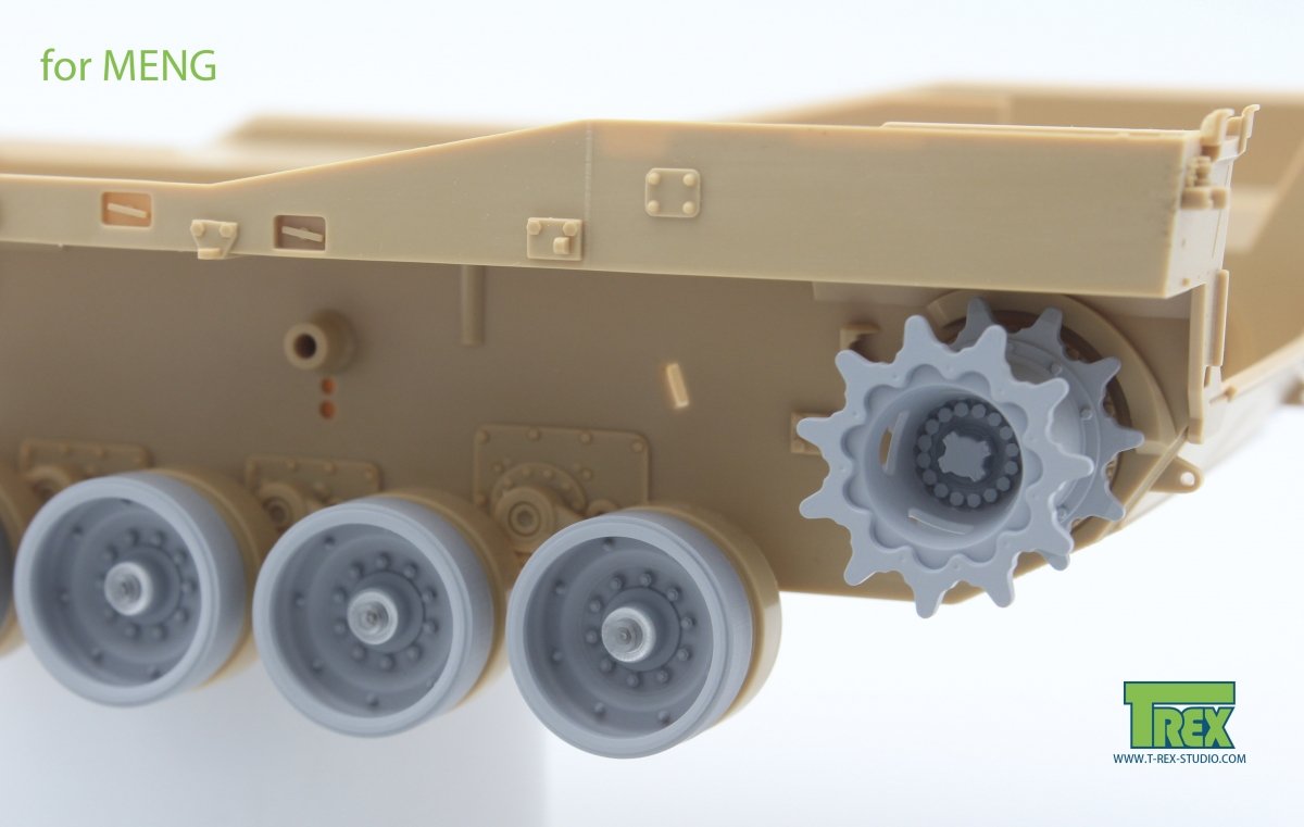 T-Rex Studio TR35002-1 M1 Abrams Road Wheel Set for MENG 1/35 – Bild 2