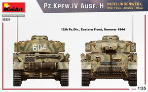 MiniArt 35337 Pz.Kpfw.IV Ausf. H NIBELUNGENWERK. MID PROD. AUGUST 1943 1/35 – immagine 3