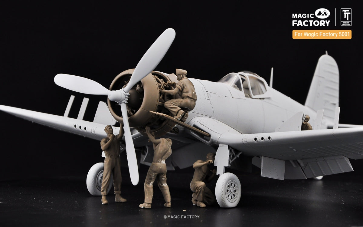 Magic Factory 7507 US WWII Ground Service Crew Set 1/48 – zdjęcie 2