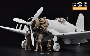Magic Factory 7507 US WWII Ground Service Crew Set 1/48 – zdjęcie 2