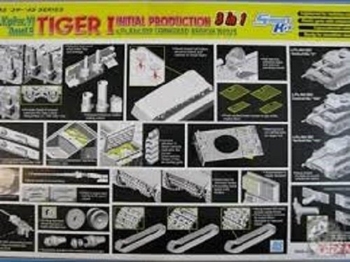 Dragon 6600 German PzKpfw VI Tiger Ausf.E (Initial Production, Leningrad 1942/1943) 1/35 – image 2