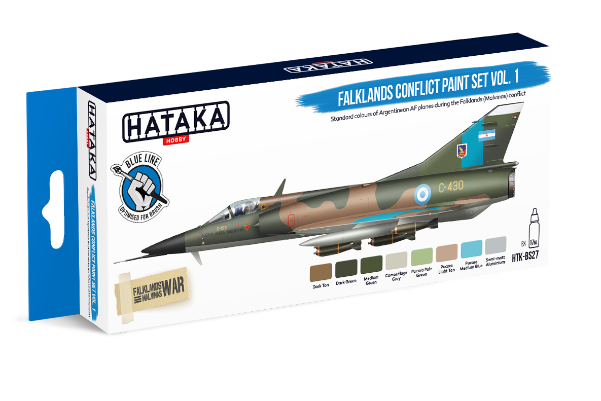Hataka Hobby HTK-BS27 Falklands Conflict Vol. 1 Paint Set (8x17)ml – image 2