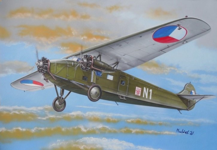 Valom 72096 Avia-Fokker F.VIIb.1 &amp;quot;Czechoslovak AF&amp;quot; 1/72