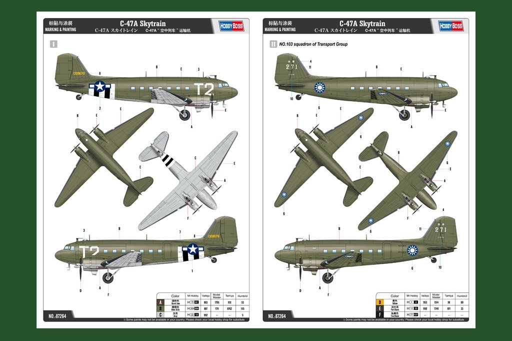 Hobby Boss 87264 C-47A Skytrain 1/72 – zdjęcie 2
