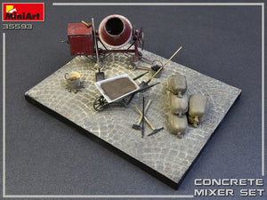 MiniArt 35593 CONCRETE MIXER SET 1/35 – zdjęcie 2