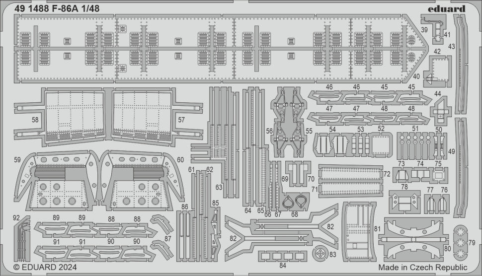 Eduard 491488 F-86A CLEAR PROP 1/48 – image 2