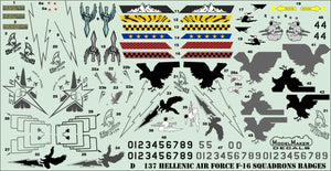 ModelMaker Decals D48137 Hellenic Air Force F-16&amp;#39;s Squadrons 1/48 – image 3
