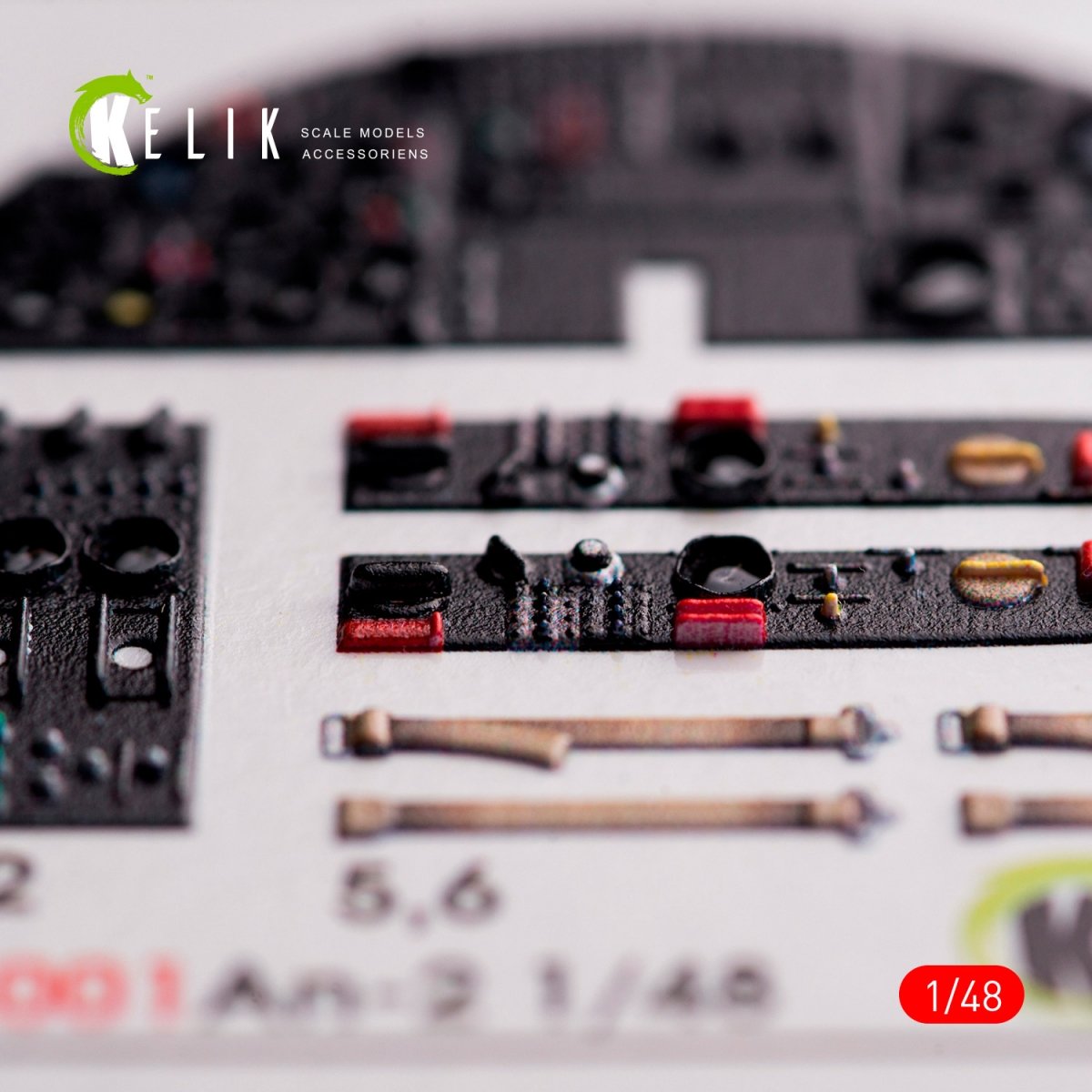 KELIK K48001 AN-2 COLT INTERIOR 3D DECALS FOR HOBBY BOS KIT 1/48 – image 4