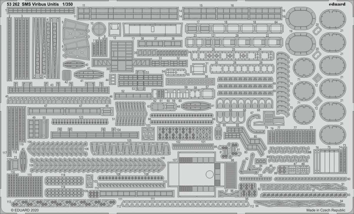 Eduard BIG5358 SMS Viribus Unitis for TRUMPETER 1/350 – Bild 3