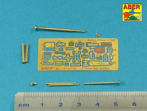 Aber 35L-114 Barrel for Russian 12,7mm heavy machine gun DShK, WWII version (JS-2:; JS-3; JSU-152) 1/35 – immagine 2