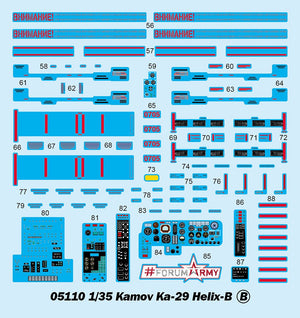 Trumpeter 05110 Kamov Ka-29 Helix-B 1/35 – zdjęcie 6
