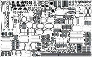 Pontos 23008F1 IJN MIKASA 1905 Detail Up Set 1/200 – zdjęcie 27